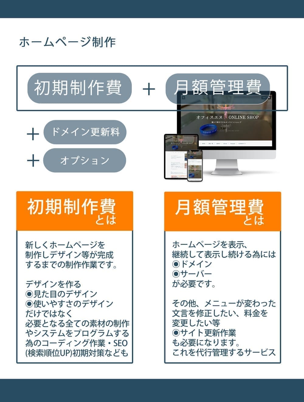 オフィスエヌのホームページ制作｜ホームページ制作に必要な内容について
